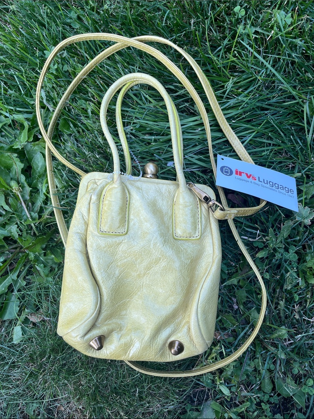 HOBO Yellow Mini Crossbody Bag